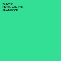 #33DF94 - Shamrock Color Image