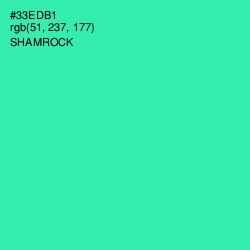 #33EDB1 - Shamrock Color Image