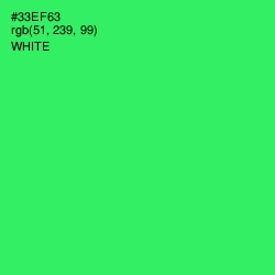 #33EF63 - Malachite Color Image