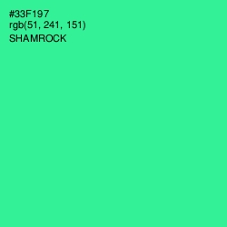 #33F197 - Shamrock Color Image