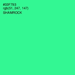 #33F793 - Shamrock Color Image
