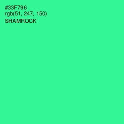 #33F796 - Shamrock Color Image