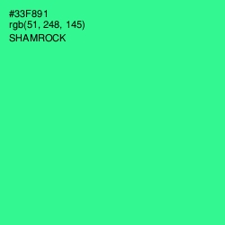 #33F891 - Shamrock Color Image