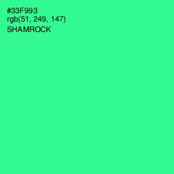 #33F993 - Shamrock Color Image