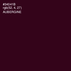 #34041B - Aubergine Color Image