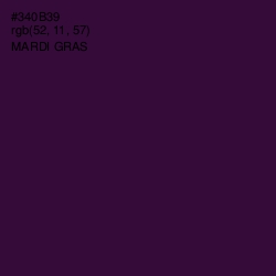 #340B39 - Mardi Gras Color Image