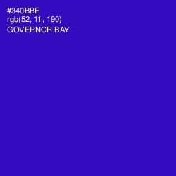 #340BBE - Governor Bay Color Image