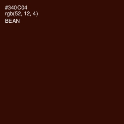 #340C04 - Bean   Color Image