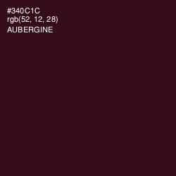 #340C1C - Aubergine Color Image