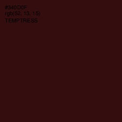 #340D0F - Temptress Color Image