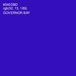 #340DBD - Governor Bay Color Image