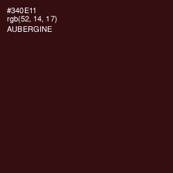 #340E11 - Aubergine Color Image
