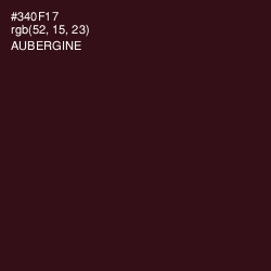 #340F17 - Aubergine Color Image