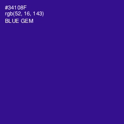 #34108F - Blue Gem Color Image