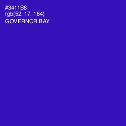 #3411B8 - Governor Bay Color Image