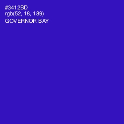 #3412BD - Governor Bay Color Image