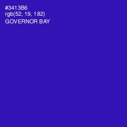 #3413B6 - Governor Bay Color Image