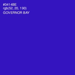 #3414BE - Governor Bay Color Image