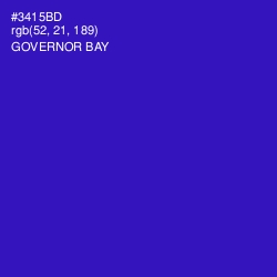 #3415BD - Governor Bay Color Image