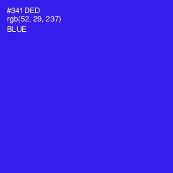 #341DED - Blue Color Image
