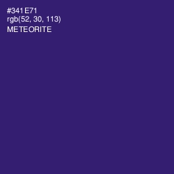 #341E71 - Meteorite Color Image