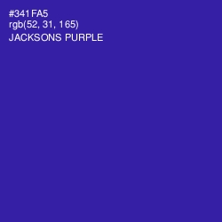 #341FA5 - Jacksons Purple Color Image