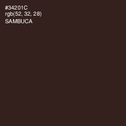#34201C - Sambuca Color Image