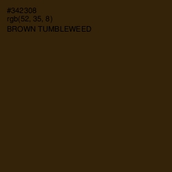 #342308 - Brown Tumbleweed Color Image