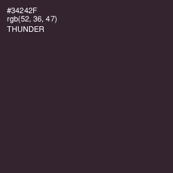 #34242F - Thunder Color Image