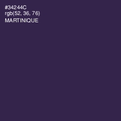 #34244C - Martinique Color Image