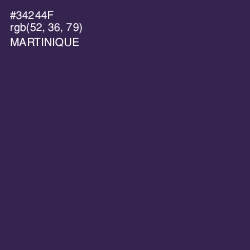 #34244F - Martinique Color Image