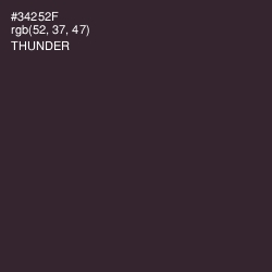 #34252F - Thunder Color Image