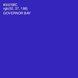 #3425BC - Governor Bay Color Image