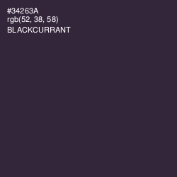 #34263A - Blackcurrant Color Image