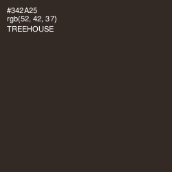 #342A25 - Treehouse Color Image