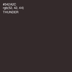 #342A2C - Thunder Color Image
