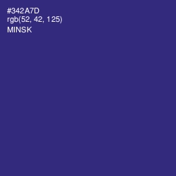 #342A7D - Minsk Color Image