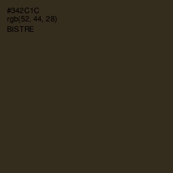 #342C1C - Bistre Color Image