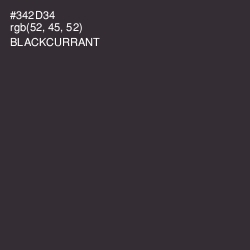 #342D34 - Blackcurrant Color Image