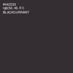 #342E33 - Blackcurrant Color Image