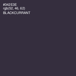 #342E3E - Blackcurrant Color Image