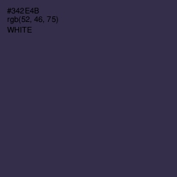 #342E4B - Martinique Color Image