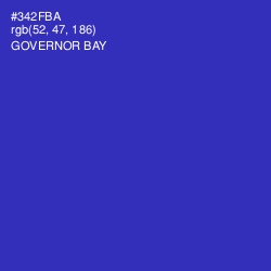 #342FBA - Governor Bay Color Image