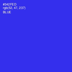 #342FED - Blue Color Image