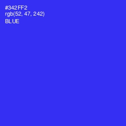 #342FF2 - Blue Color Image