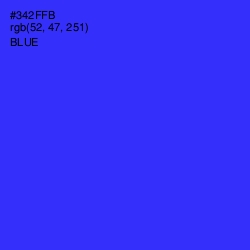 #342FFB - Blue Color Image