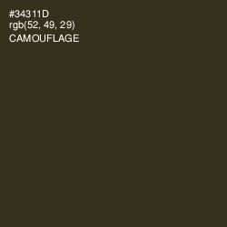#34311D - Camouflage Color Image