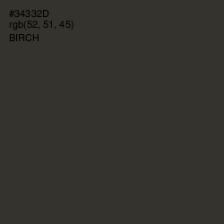 #34332D - Birch Color Image