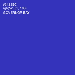 #3433BC - Governor Bay Color Image