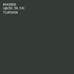 #343B36 - Tuatara Color Image